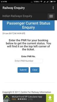 Indian Railway Enquiry App | Live Train Enquiry screenshot 2