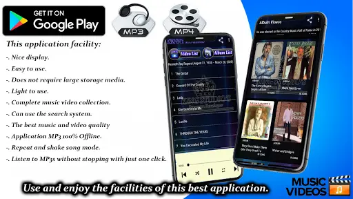 KENNY ROGERS Offline MP3 & Video Album Collection screenshot 5