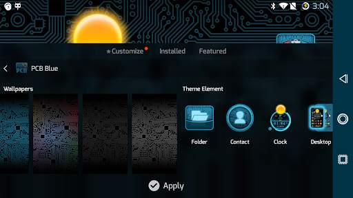 PCB Blue ⁞ TSF Shell 3 Theme screenshot 9