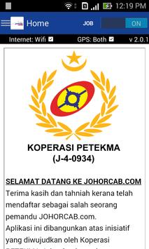JohorCab Driver screenshot 3