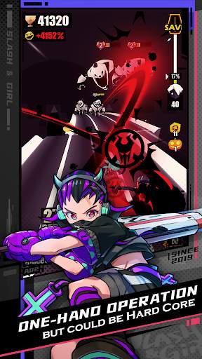 Slash & Girl - Endless Run screenshot 1
