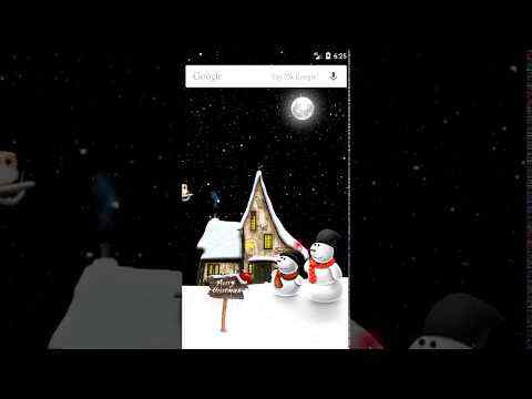 Winter Night Live Wallpaper screenshot 1