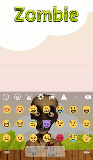 Zombie Animated Keyboard   Liv screenshot 4