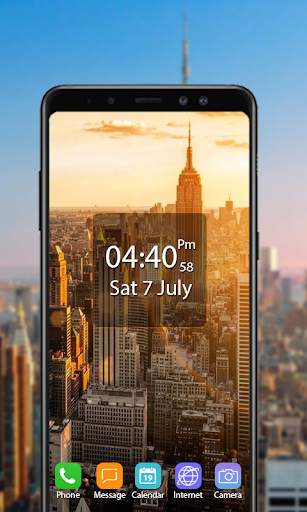 Analog & Digital Clock Wallpaper screenshot 6