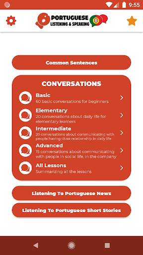 Learn Portuguese - Listening and Speaking screenshot 1