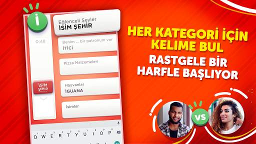 İsim Şehir - Kategori Oyunu screenshot 8