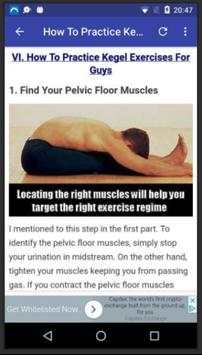 Kegel Exercises For Guys screenshot 4