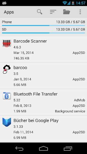 AppMonster Free Backup Restore screenshot 1