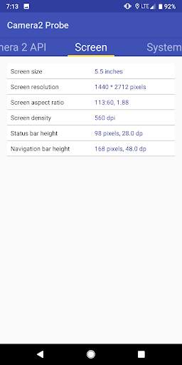 Camera2 API Probe screenshot 3