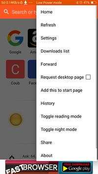 Ultra Fast 4G Browser screenshot 8