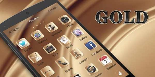 Gold V Launcher Theme screenshot 5