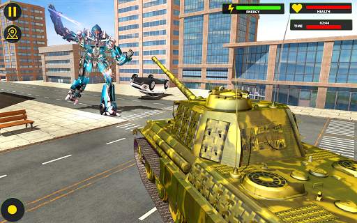 US Army Jet Robot Transforming Wars screenshot 3