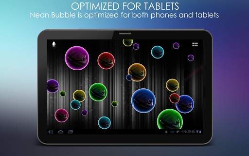 Neon Bubble Live Wallpaper screenshot 9