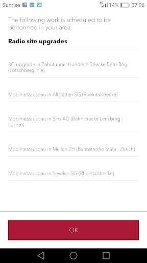 Sunrise Mobile Network screenshot 5