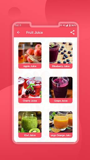 Fruit Juice and Vegetable Juice Recipes screenshot 3