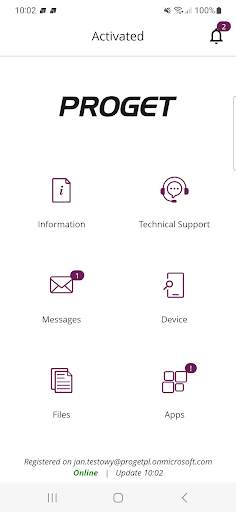 Proget screenshot 1