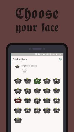 King Roden WAStickerApps скриншот 4