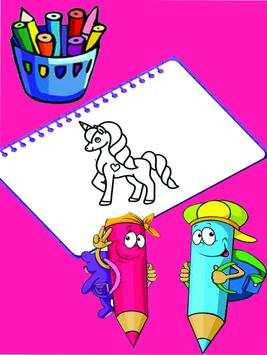 Coloring Unicorn Sandbox Color by Page Book screenshot 7