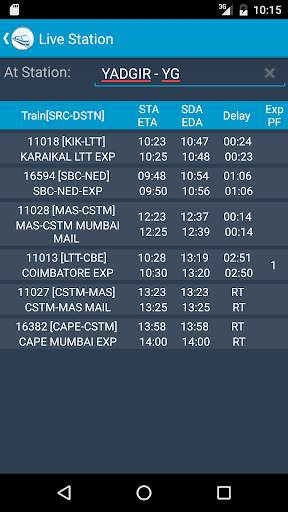 Indian Rail Train Status screenshot 7