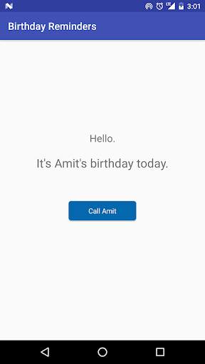 Birthday Reminder screenshot 1