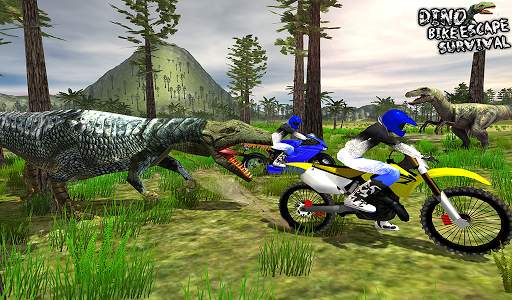Dino Escape Bike Survival screenshot 10