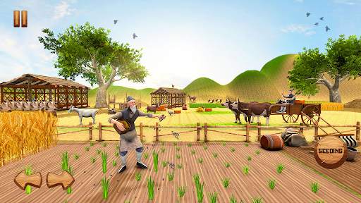 Thực nông trại Máy kéo Giả lập screenshot 3