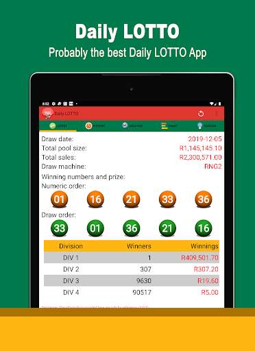 Daily LOTTO Kiosk स्क्रीनशॉट 6