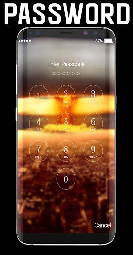 Nuclear Bomb Lock Screen 2 تصوير الشاشة