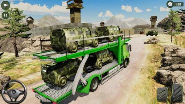US Army Transporter: Truck Simulator Driving Games screenshot 2