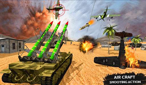 Aircraft Shooting Missile Strike-Free Action Game screenshot 1