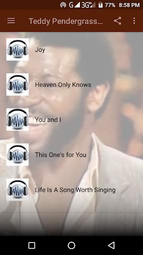 Teddy Pendergrass 1 تصوير الشاشة
