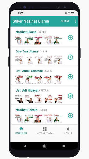 Stiker Wa Nasehat Ulama Islami screenshot 1