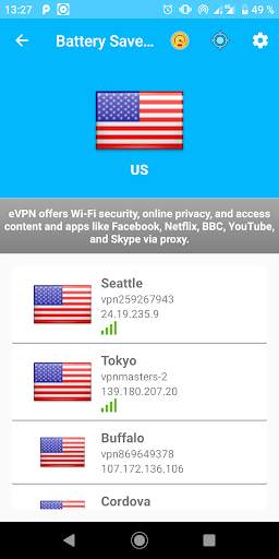 Secure VPN - Unlimited VPN Proxy & Battery Saver screenshot 8