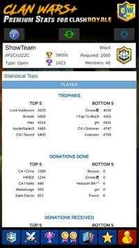 Clan Wars  Premium Stats for Clash Royale screenshot 8