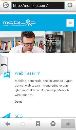 Mobilob Browser screenshot 1