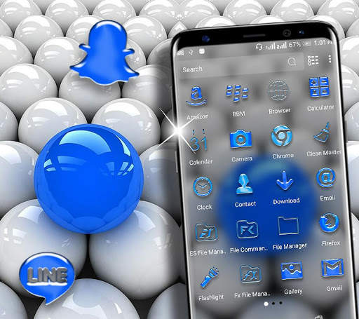 3D Balls Launcher Theme screenshot 3