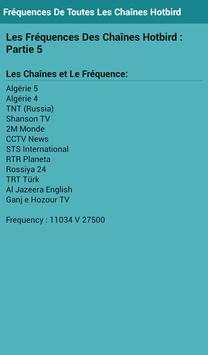 Frequency Of Channels Hotbird screenshot 4