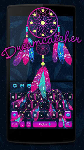 Dreamcatcher Keyboard Magical Theme स्क्रीनशॉट 1