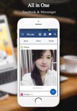 Mini for Facebook screenshot 1