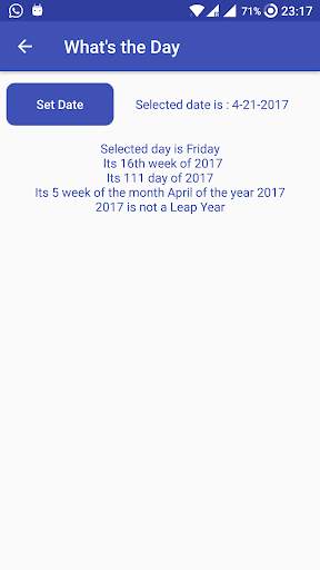 Date and Time calculator screenshot 2