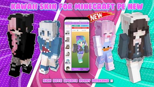 Kawaii Skin for Minecraft PE screenshot 1
