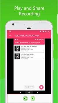 Video Call Recorder for Whatsapp FB screenshot 3