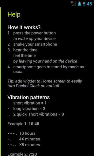 Pocket Clock screenshot 3