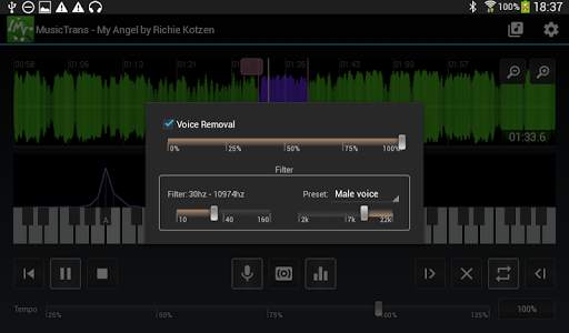 MusicTrans tool for musicians screenshot 6