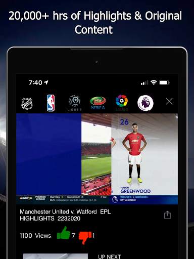 Sports & Game Videos - Best Podcasts & Highlights screenshot 6