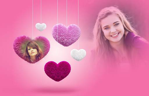 Fluffy Heart Photo Frames screenshot 2