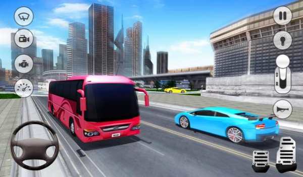 City Coach Tour Bus Driving Simulator screenshot 4