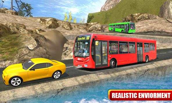Offroad Bus Mountain Climber Driving Simulator 3D screenshot 5
