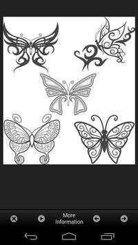 Ideas Butterfly Tattoos Design screenshot 5