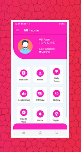 NR Income - Earn Money BD स्क्रीनशॉट 1